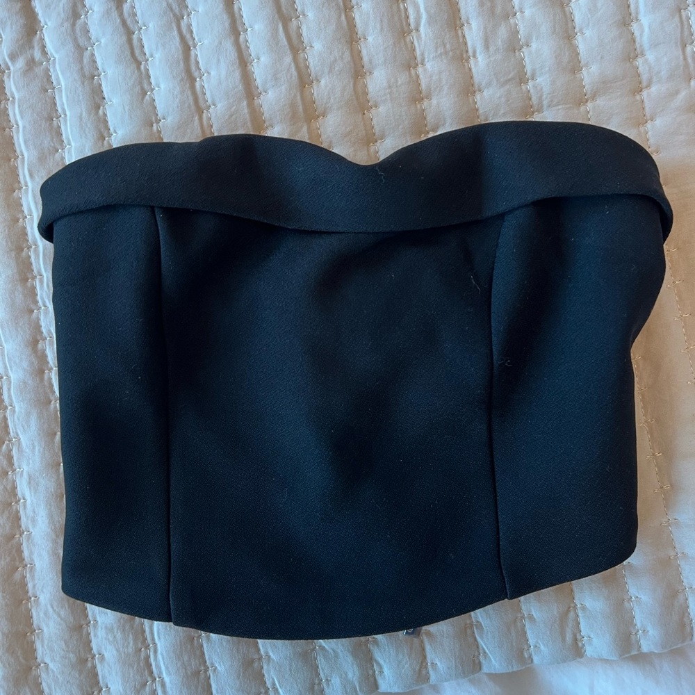 Princess Polly Black Crop Top